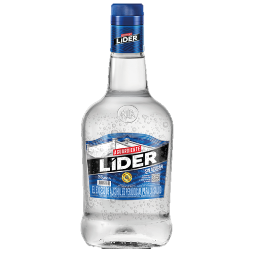 Aguardiente Lider Sin Azucar 750ml